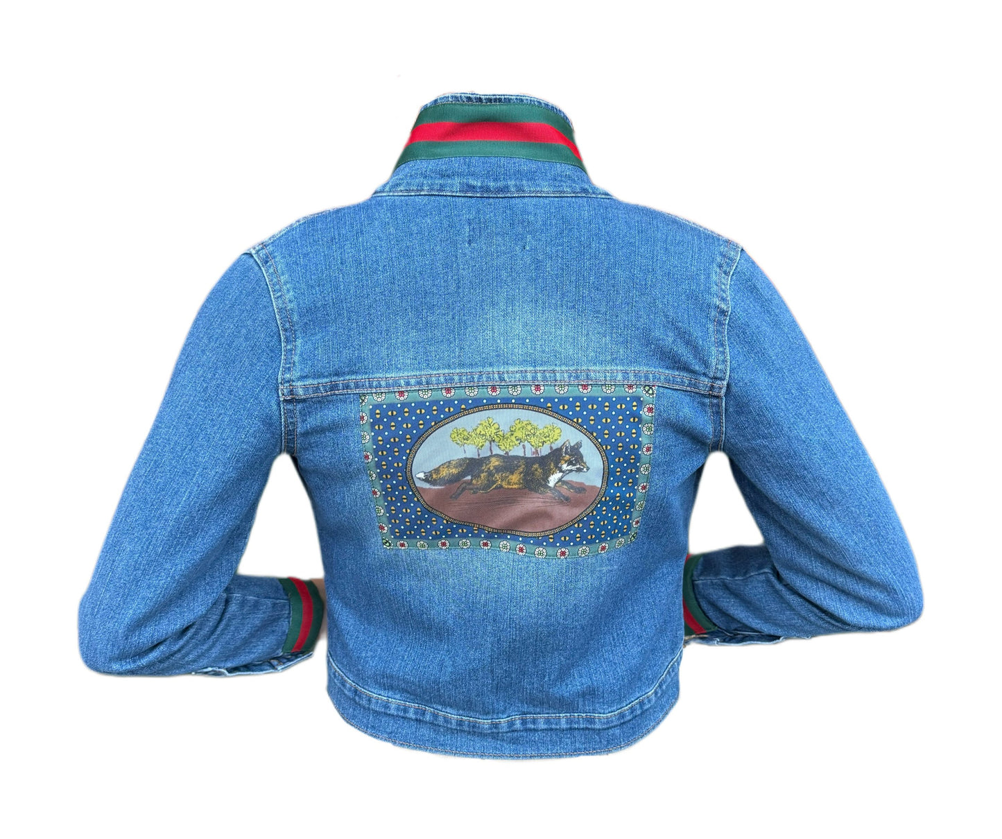 Authentic Gucci Scarf Jacket
