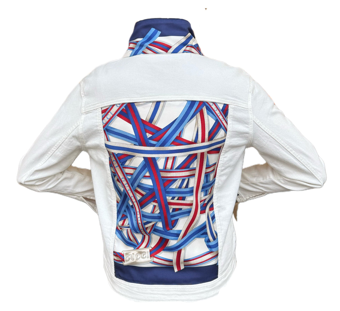 Authentic Gucci Scarf Jacket