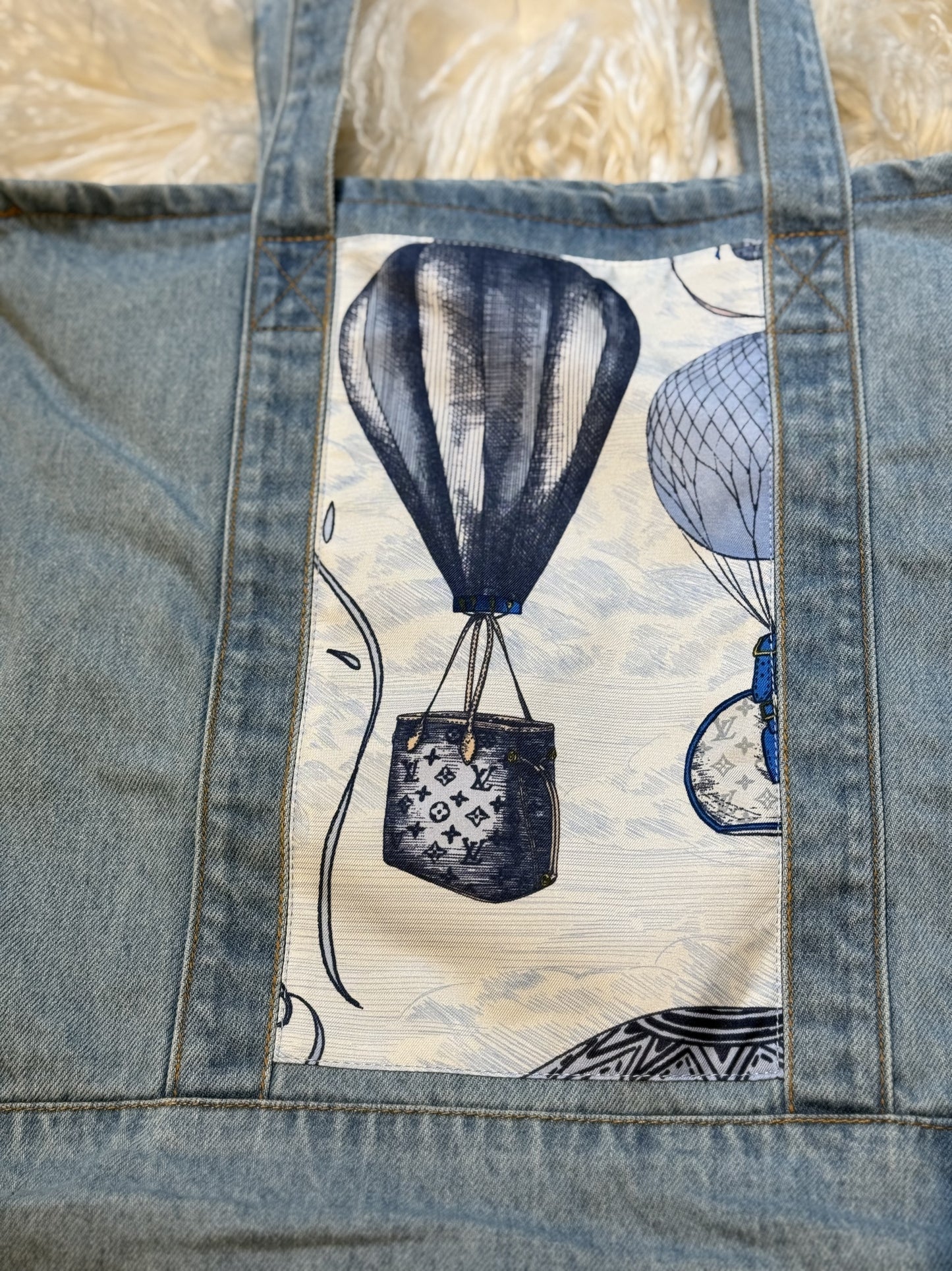 Authentic Louis Vuitton Scarf Purse