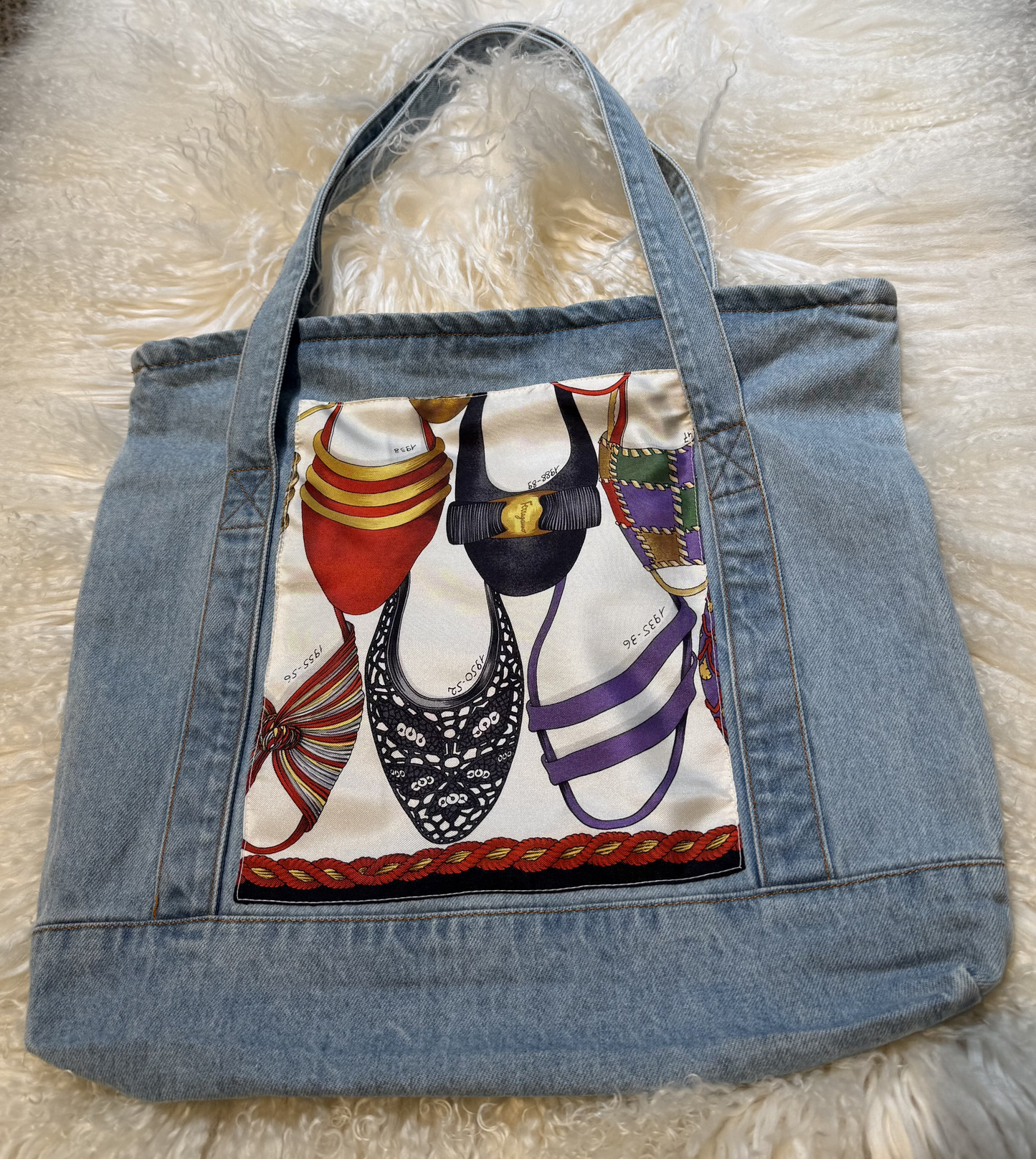 Authentic Ferragamo Scarf Purse (Copy)