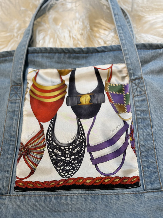 Authentic Ferragamo Scarf Purse