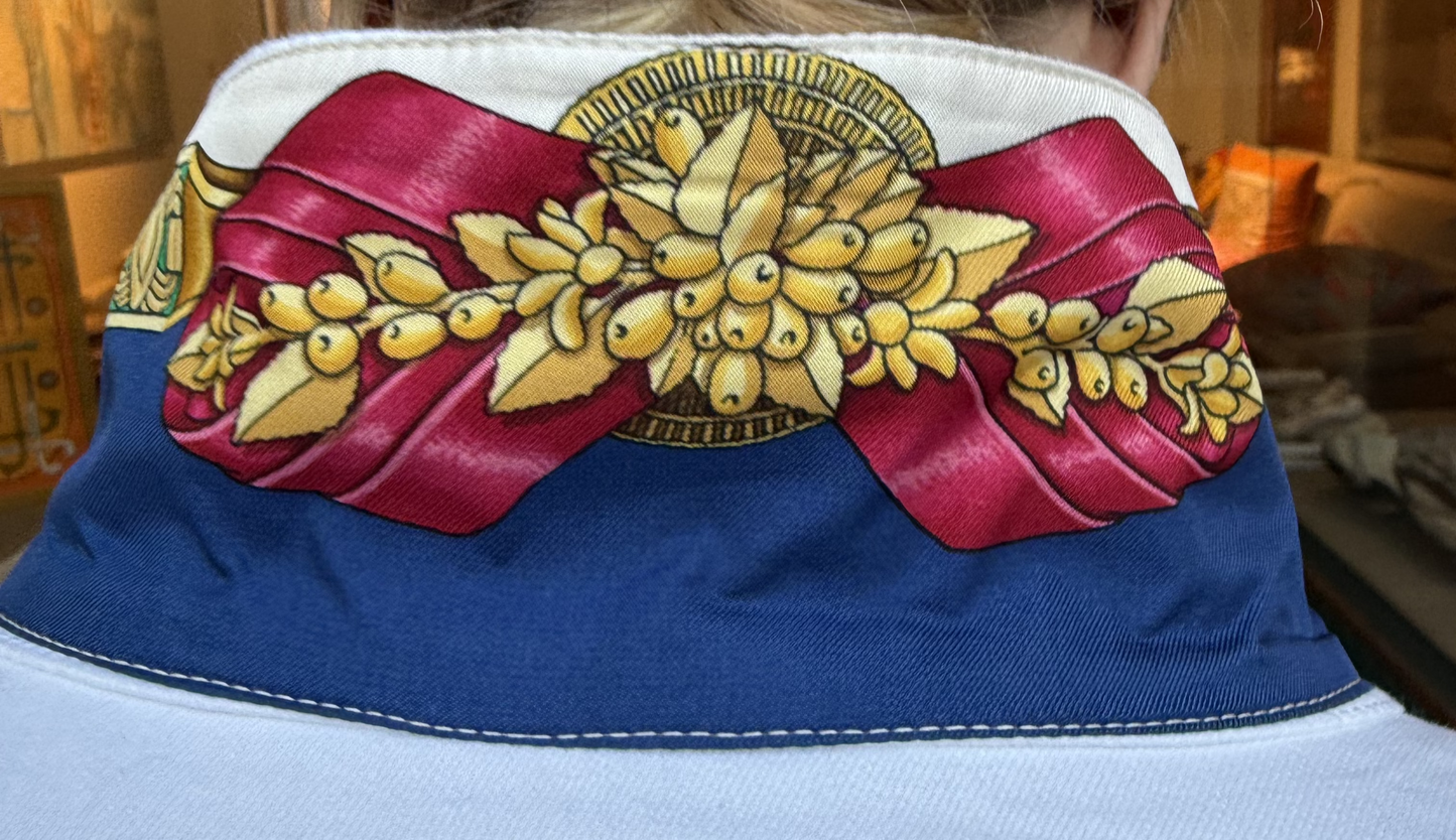 Authentic Hermes Scarf Jacket