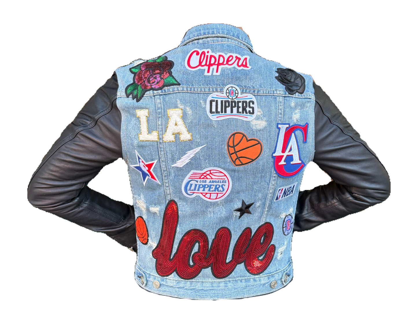 Fun in LA Patch and Embroidered Jacket