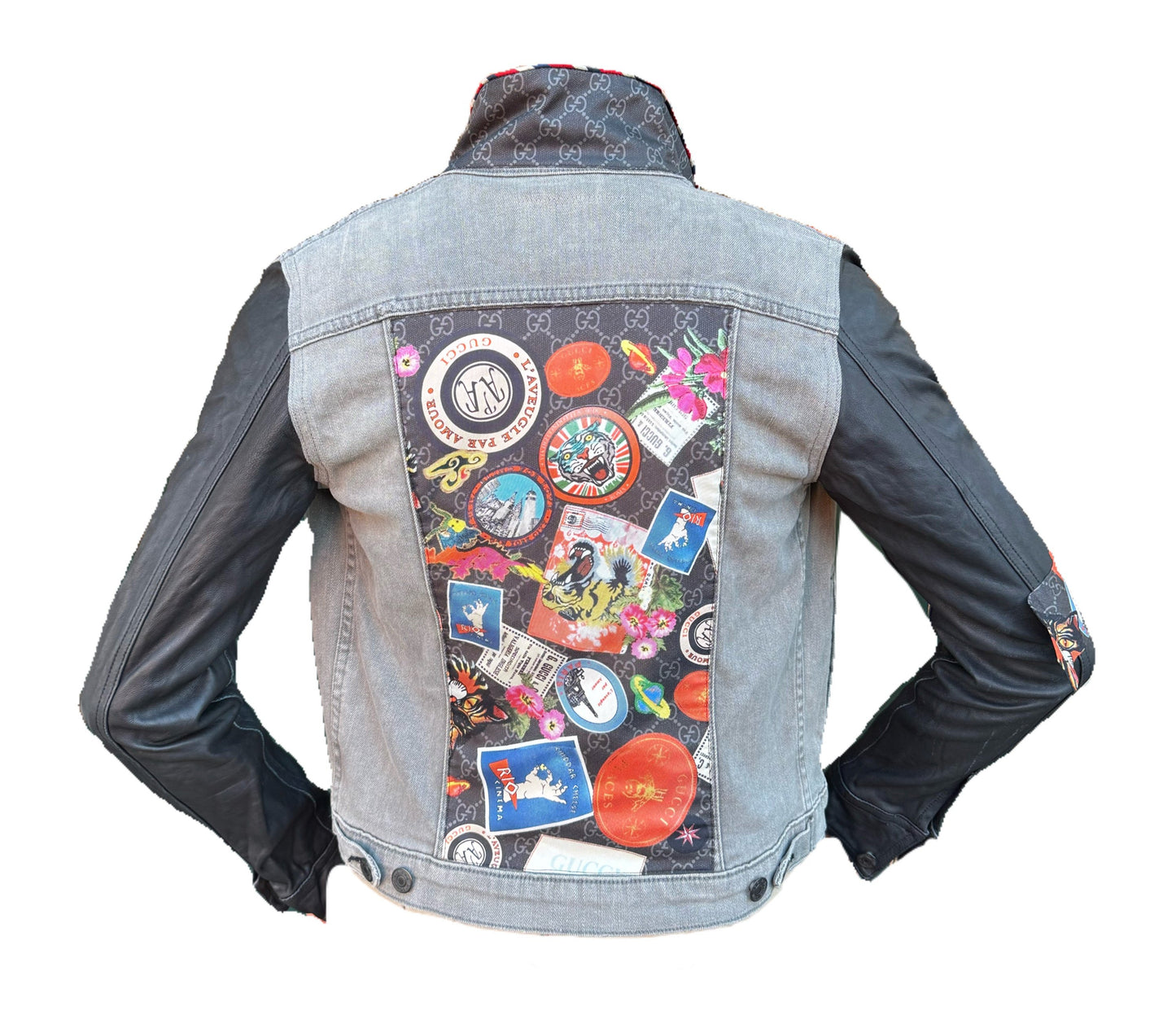 Authentic Gucci Scarf Jacket