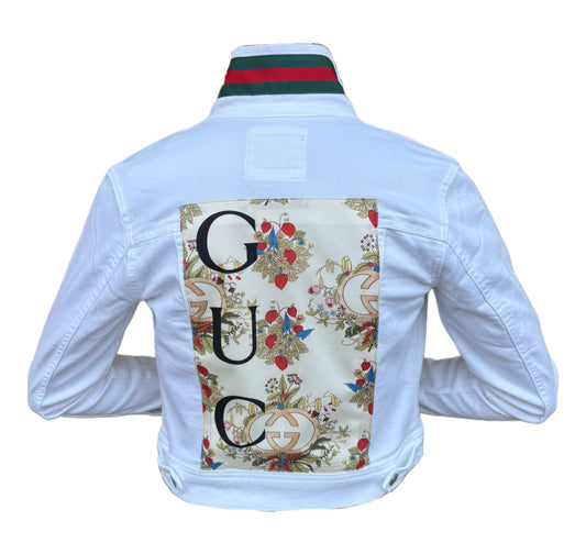 Authentic Gucci Scarf Jacket