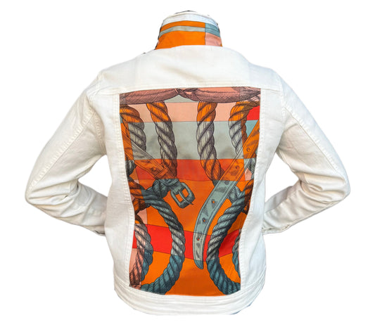 Authentic Hermes Scarf Jacket