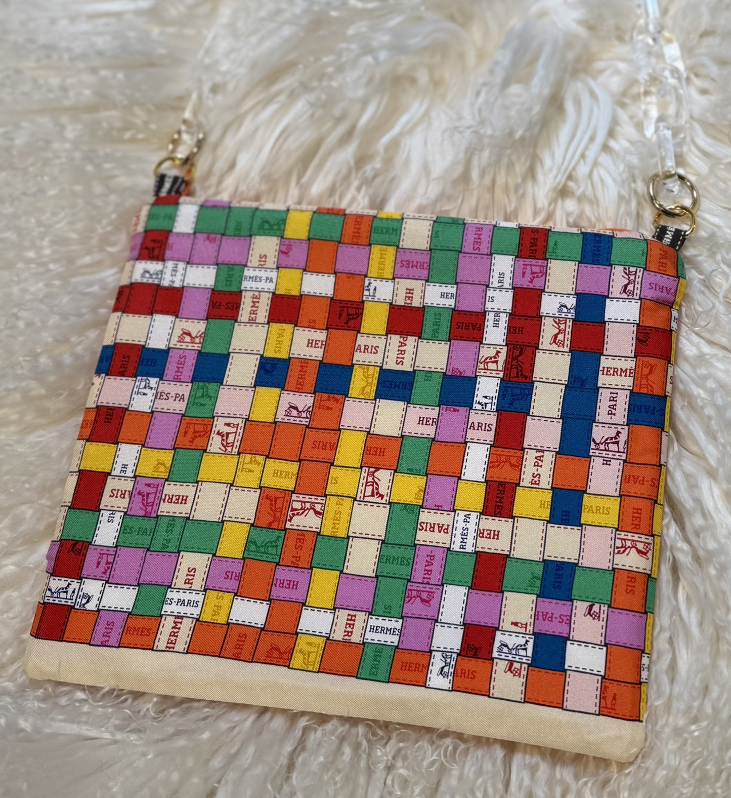 Authentic Hermes Scarf Purse
