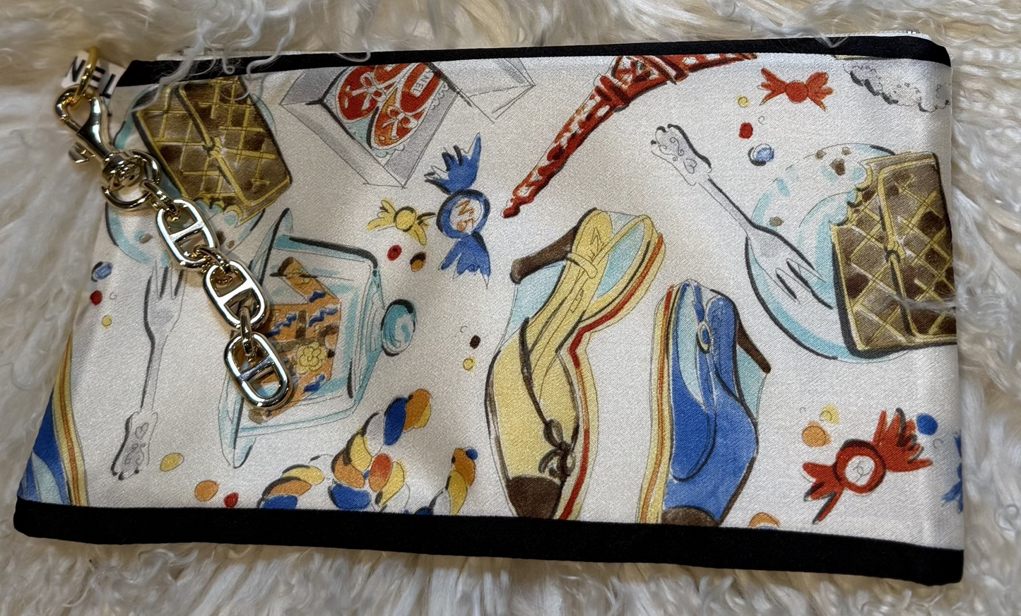 Authentic Chanel Scarf Purse