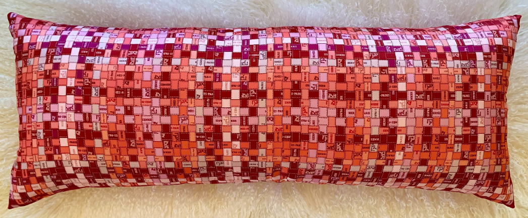 Authentic Hermes Silk Pillow