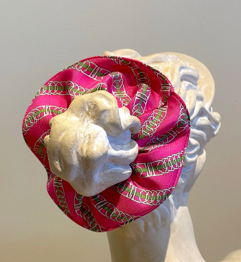 Authentic Hermes Scarf Scrunchie